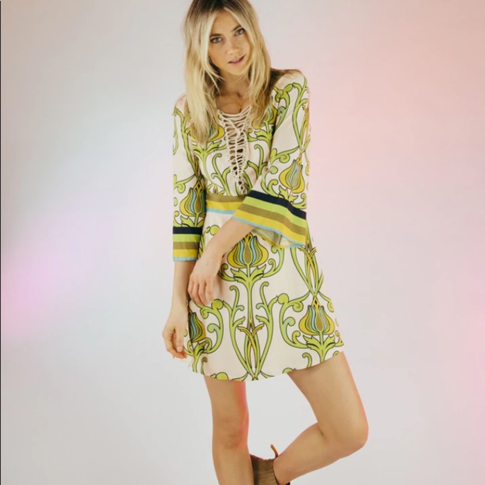 Lenni the Label Revolution Dress Deco Lime